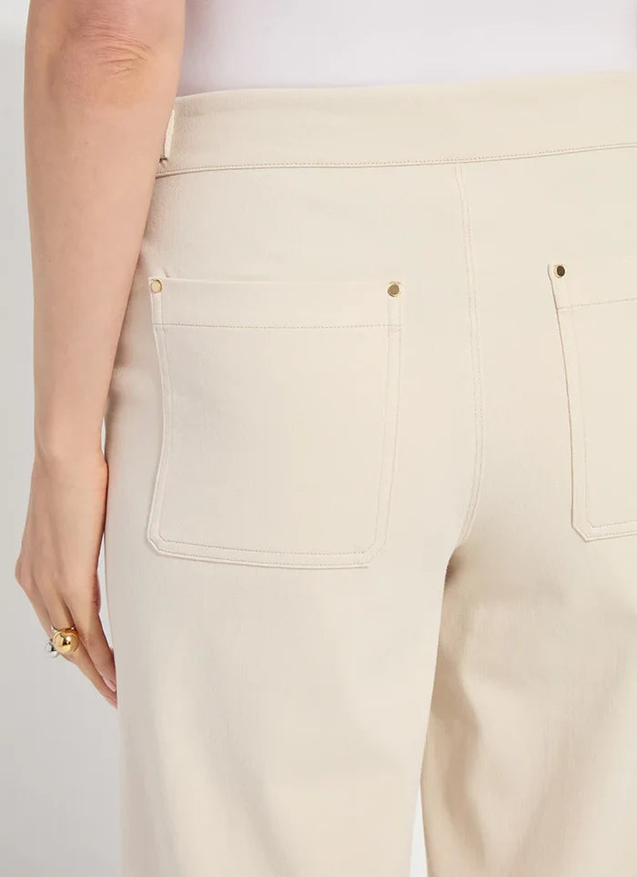 Nylah Detail Wide Leg Crop - Madison's Niche