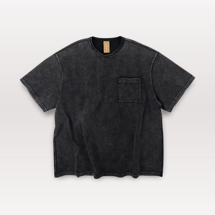 OG Stone Washed Pocket Tee - Black