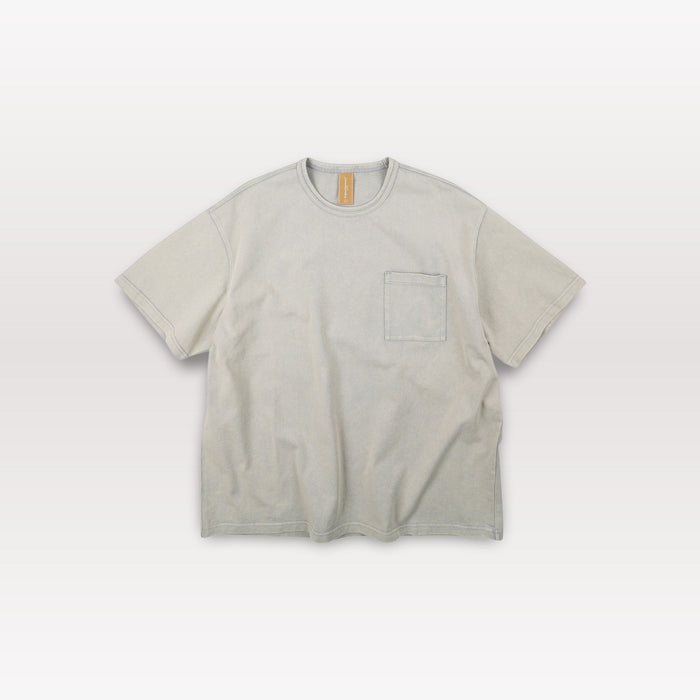 OG Stone Washed Pocket Tee - Light Gray