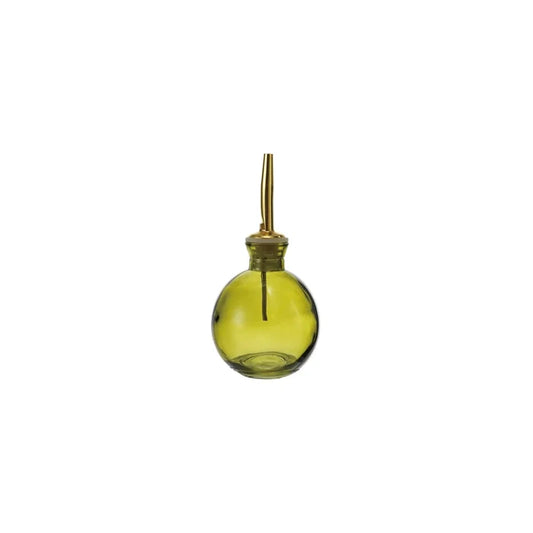 Olive Glass 4oz Bitters Bottle - Madison's Niche