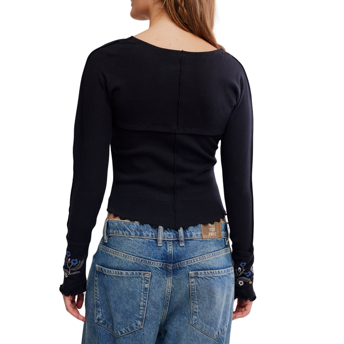 Olivia Long-Sleeve in Black