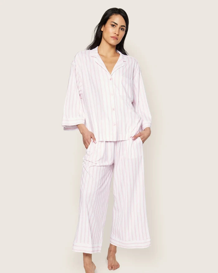 Olivia Wide Leg in Pink Stripe - Madison's Niche
