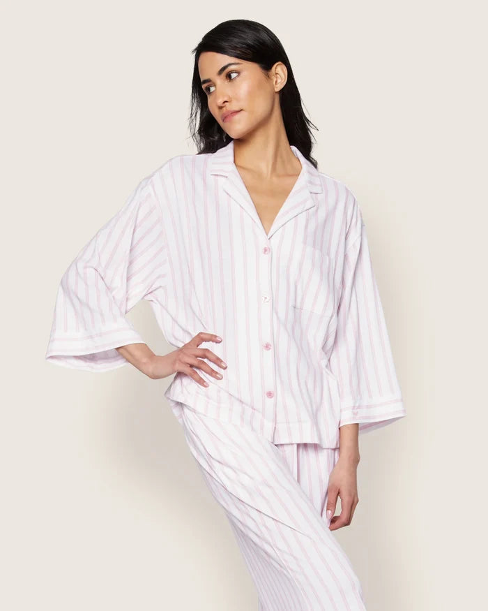 Olivia Wide Leg in Pink Stripe - Madison's Niche