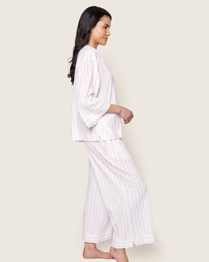 Olivia Wide Leg in Pink Stripe - Madison's Niche