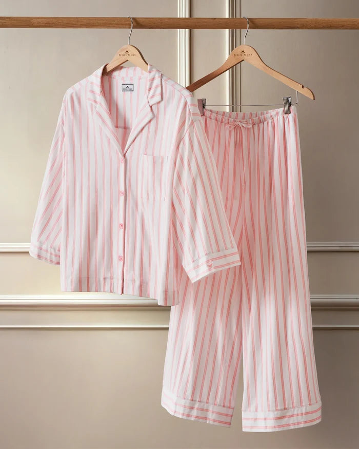 Olivia Wide Leg in Pink Stripe - Madison's Niche