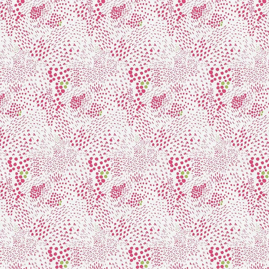 On Your Mark Florals Pink on White Blender