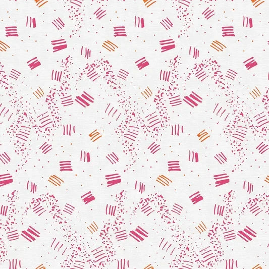 On Your Mark Scritch Pink on White Blender