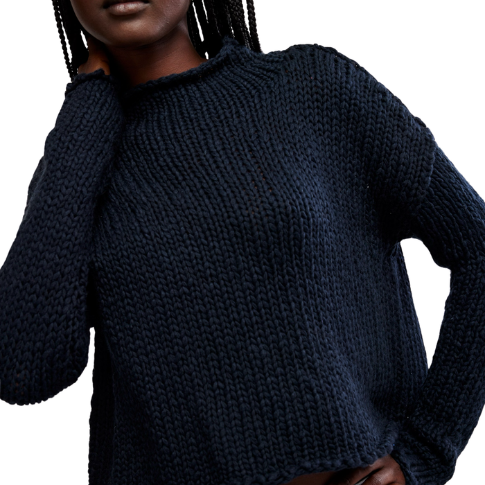 Opal Rollneck Sweater in Black