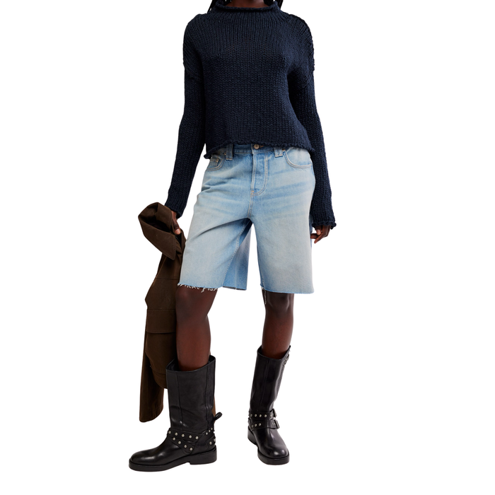 Opal Rollneck Sweater in Black