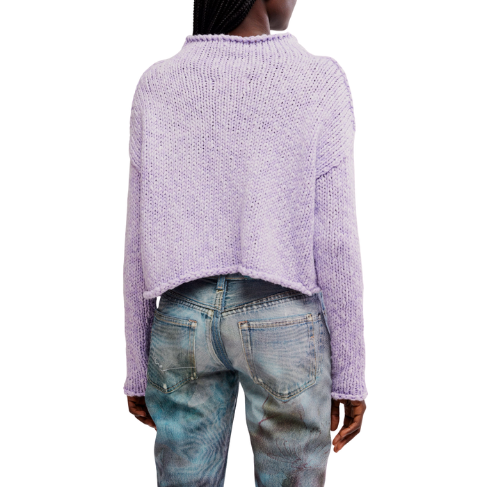 Opal Rollneck Sweater in Purple