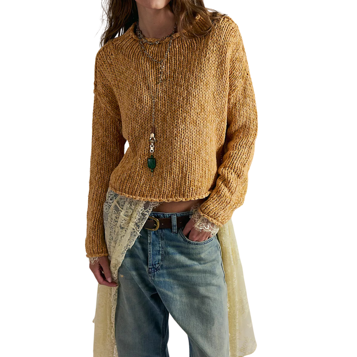Opal Rollneck Sweater in Sweet Potatoes