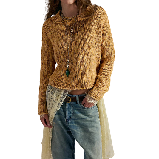 Opal Rollneck Sweater in Sweet Potatoes