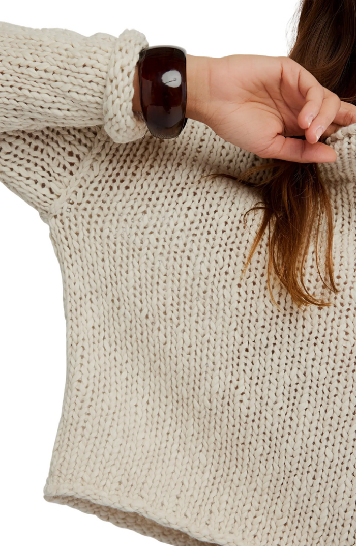 Opal Rollneck Sweater in Tea - Madison's Niche