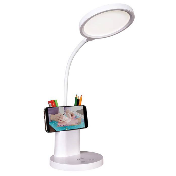 OttLite Rechargeable LED Lamp with Phone Holder