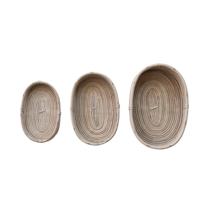 Oval Rattan Basket - Madison's Niche