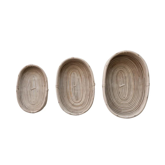 Oval Rattan Basket - Madison's Niche