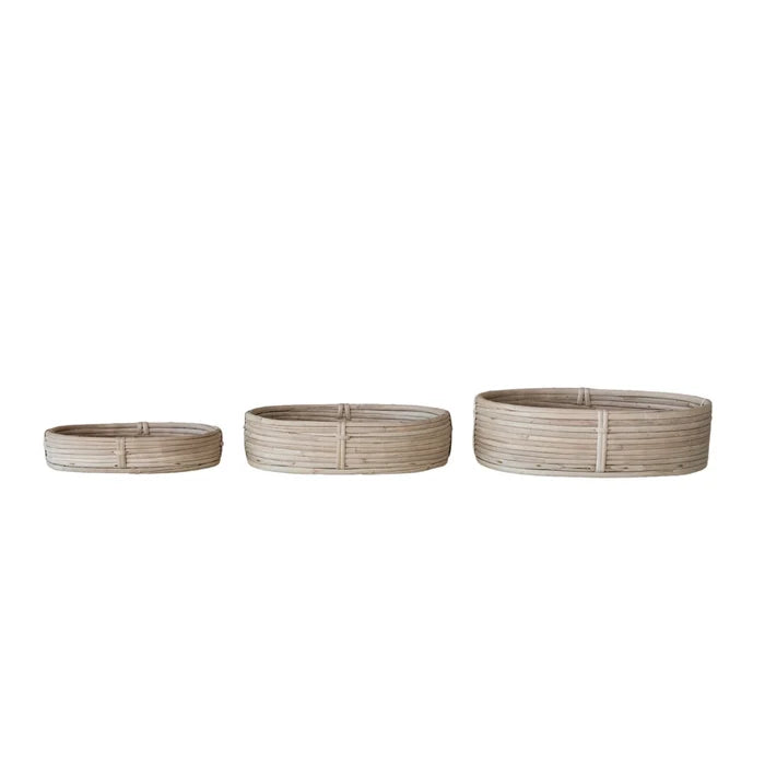 Oval Rattan Basket - Madison's Niche