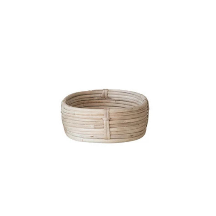 Oval Rattan Basket - Madison's Niche