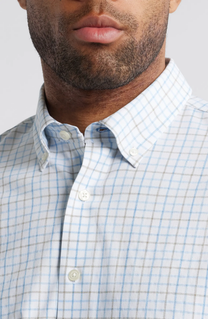 Paddock Button Down in Malibu - Madison's Niche