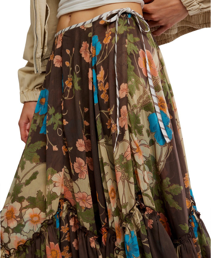 Palermo Villa Chiffon Maxi in Chocolate - Madison's Niche