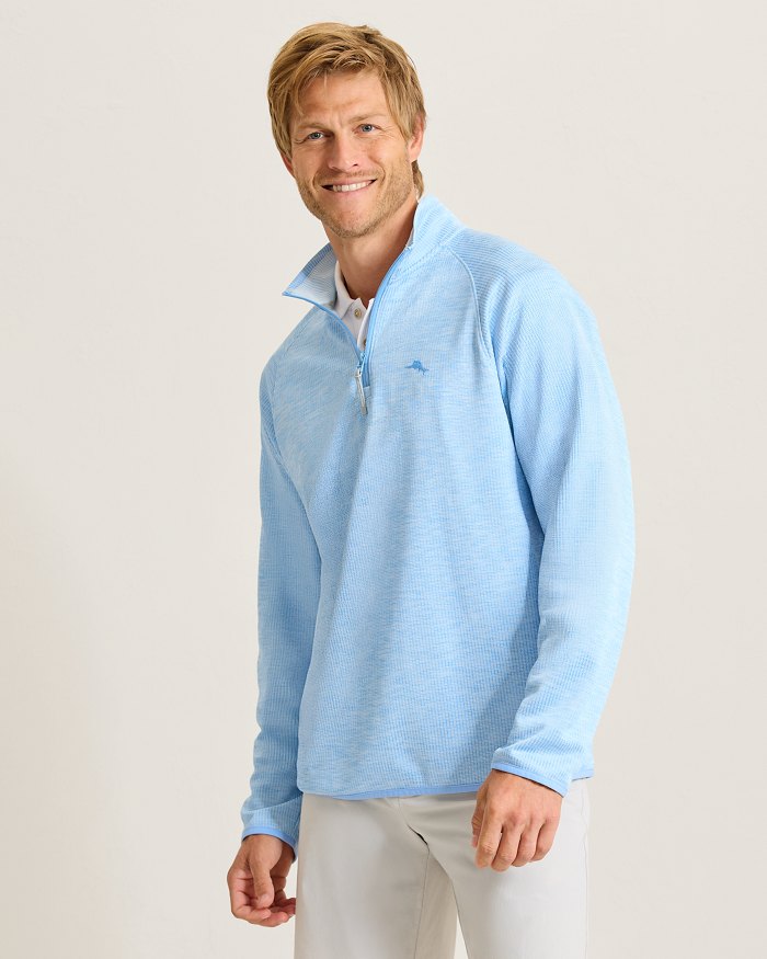 Palm Pro Half Zip in Blue Expanse - Madison's Niche