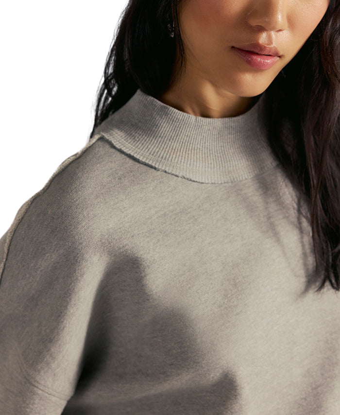 Palm Springs Pullover in Heather Grey - Madison's Niche