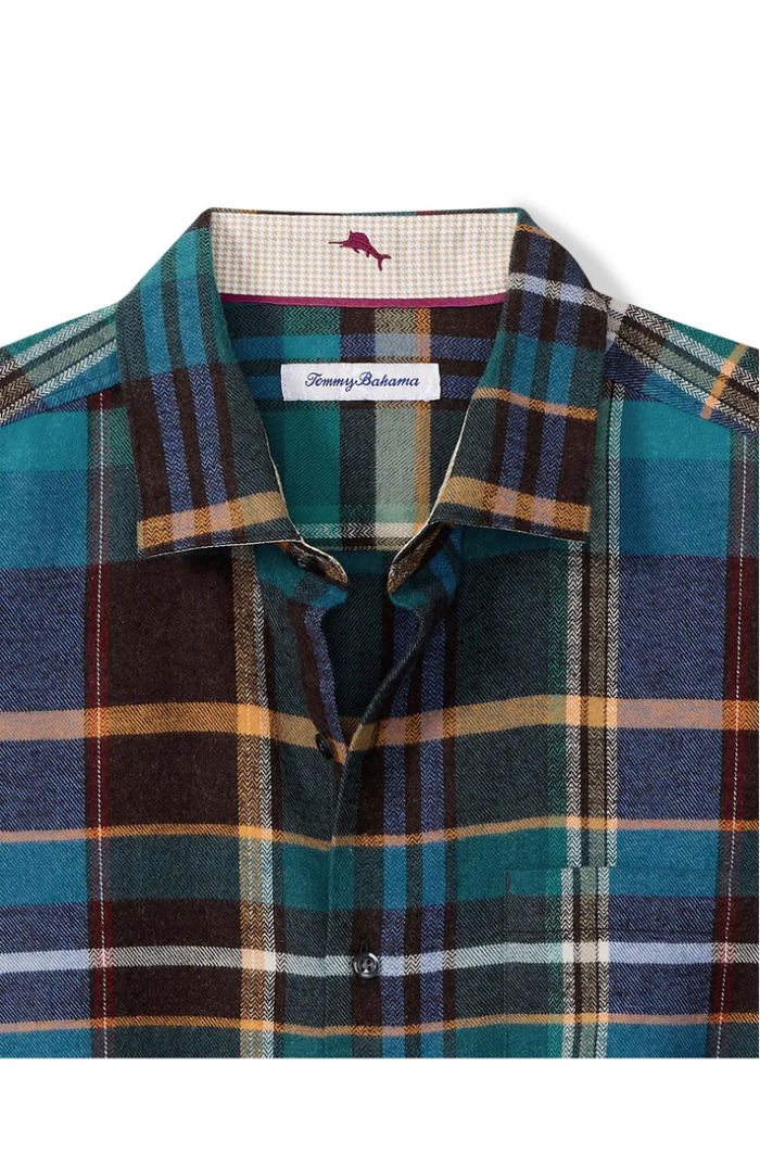 Palonia Plaid Flannel in Ebony - Madison's Niche