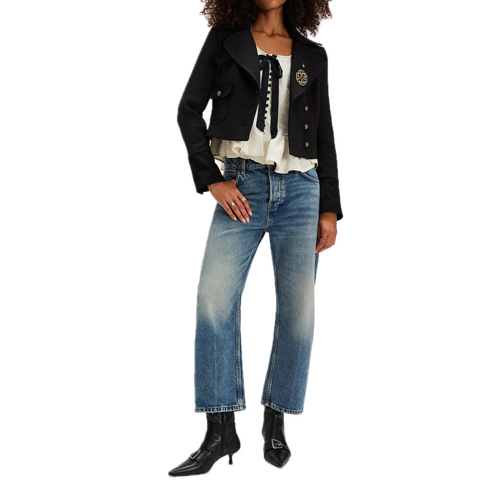 Pamela Bow Top in White Alyssum - Madison's Niche