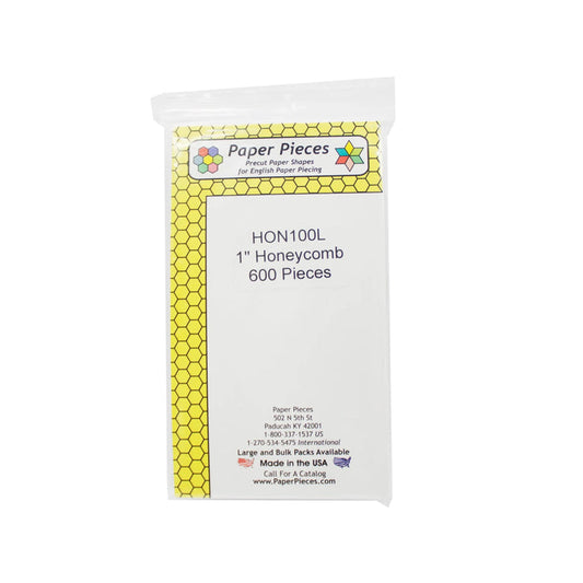 Paper Piece Honeycomb Pack 1in 600pc