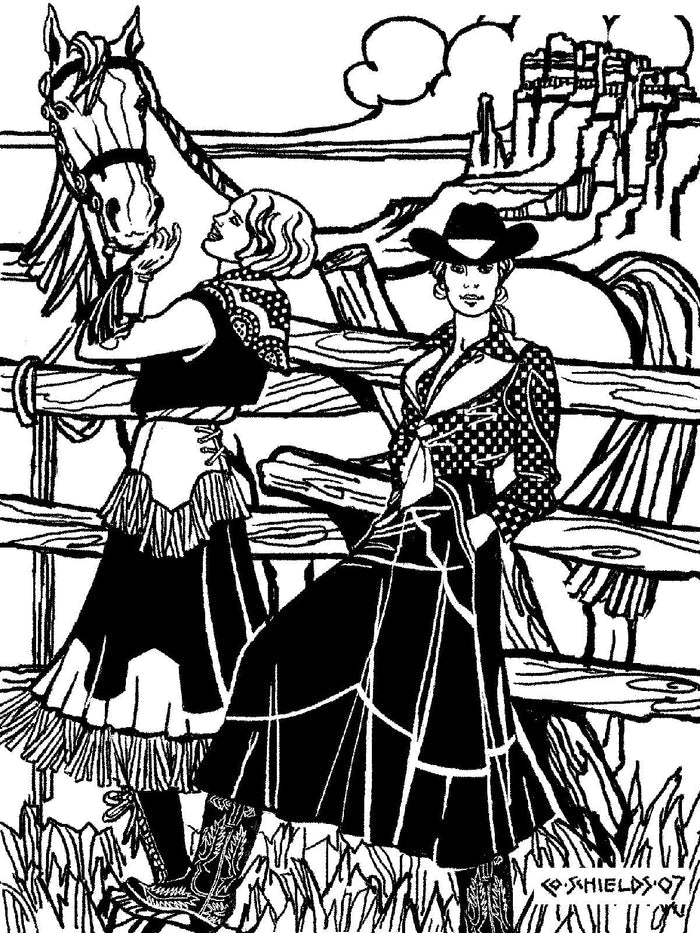 Pattern 243 Rodeo Cowgirl Skirt