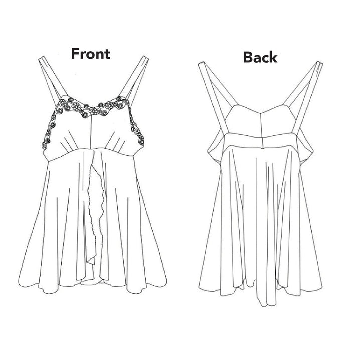 Pattern 510 Passionflower Lingerie Top