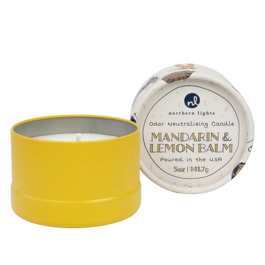 Pet Candle in Mandarin & Lemon Balm - Madison's Niche