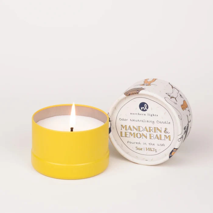 Pet Candle in Mandarin & Lemon Balm - Madison's Niche