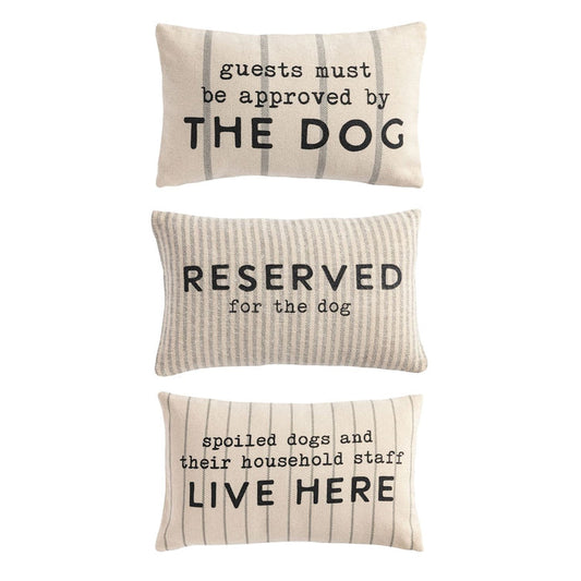 Pet Striped Pillow - Madison's Niche