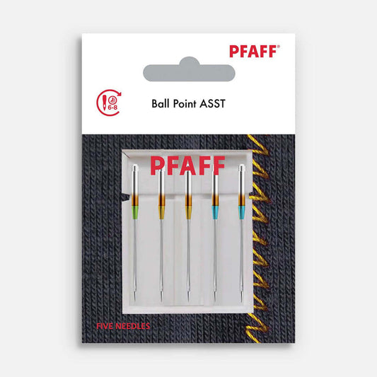 PFAFF® Ball Point Needles Assorted Sizes 5-Pack -- Product Image