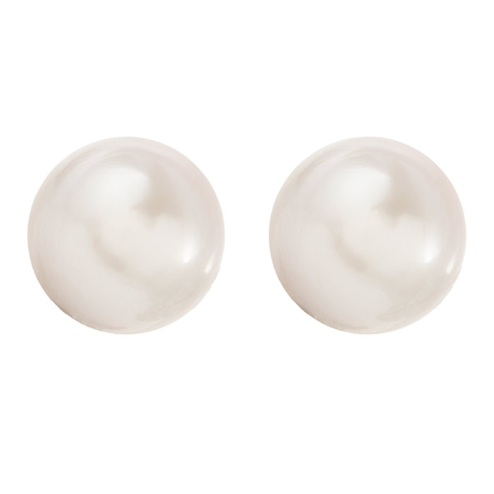 Pick A Pearl Double White Freshwater Loose Pearl on a white background