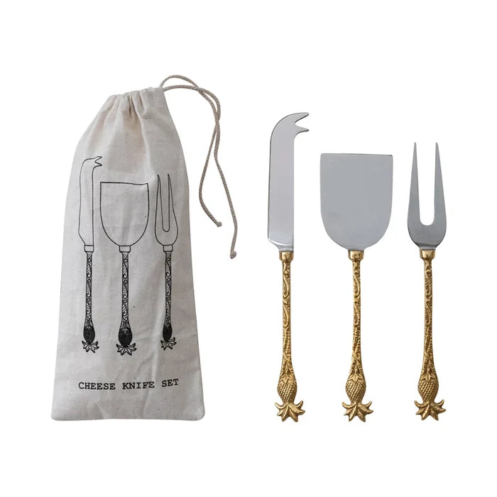 Pineapple Cheese Knives - Madison's Niche