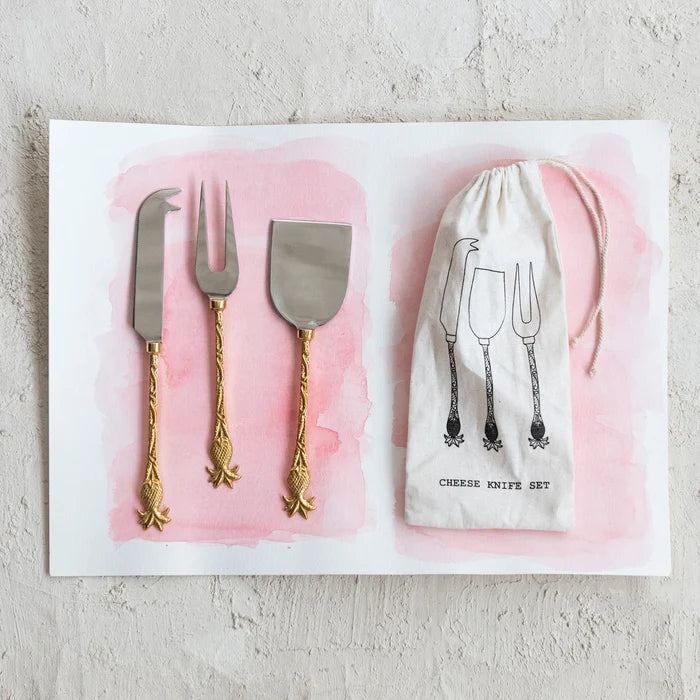 Pineapple Cheese Knives - Madison's Niche