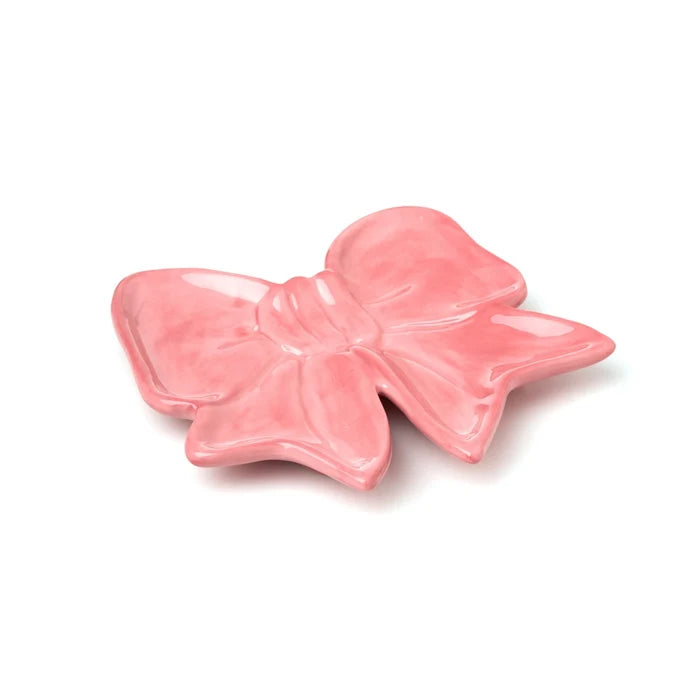 Pink Bow Dish - Madison's Niche