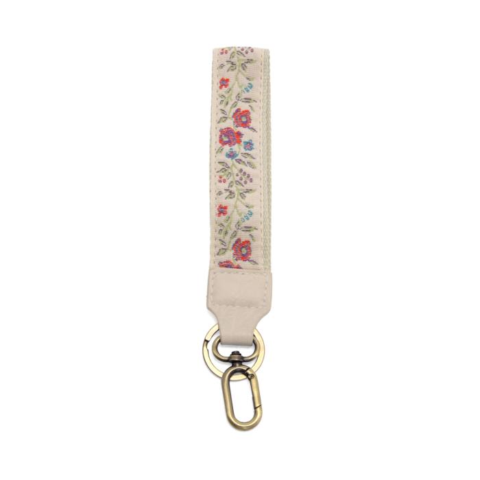 Pink Floral Keychain - Madison's Niche