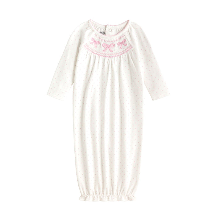 Pink Smocked Gown