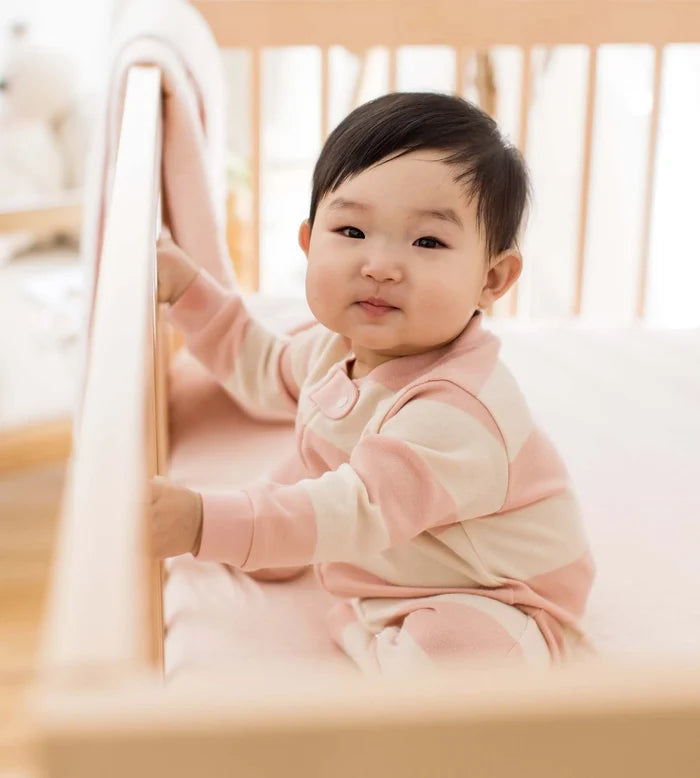 Pink Stripe Sleep & Play