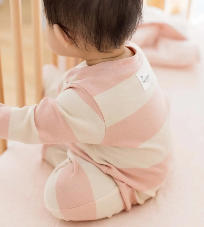 Pink Stripe Sleep & Play