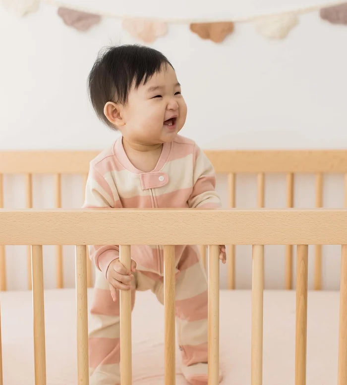 Pink Stripe Sleep & Play