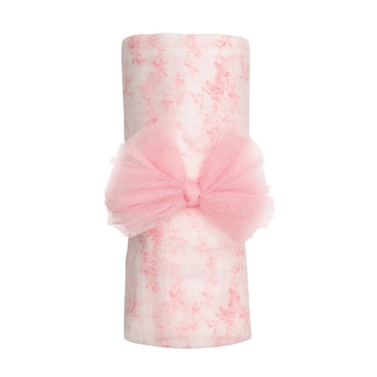 Pink Toile Swaddle Set