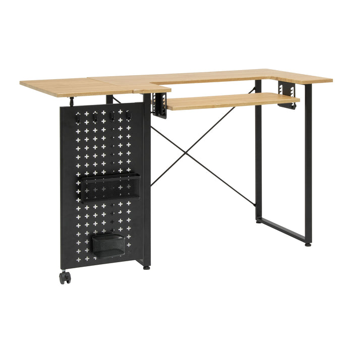 Pivot Panel Sewing Table Ashwood / Graphite
