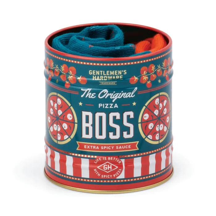 Pizza Sauce Socks in A Can - Madison's Niche