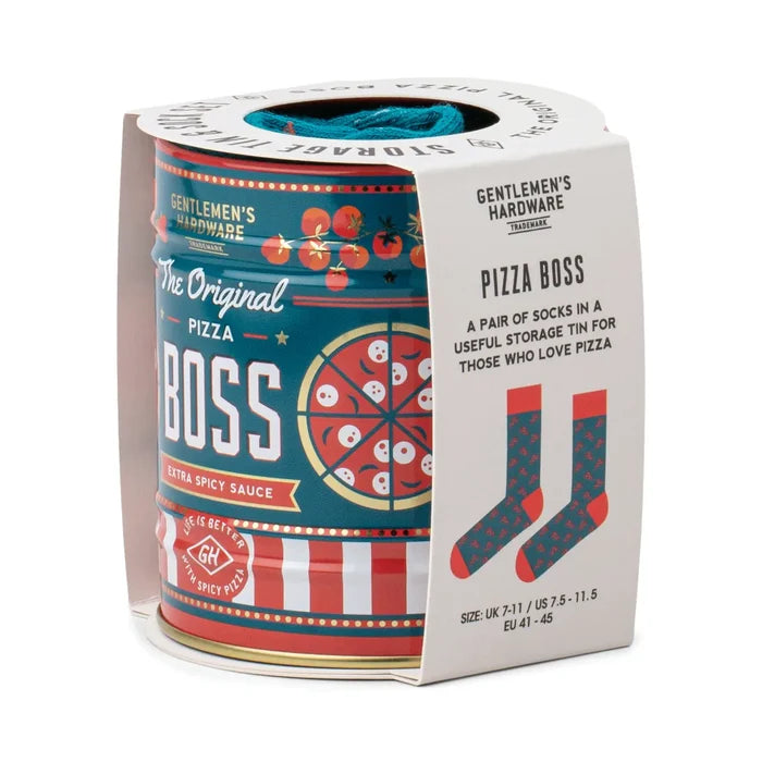 Pizza Sauce Socks in A Can - Madison's Niche