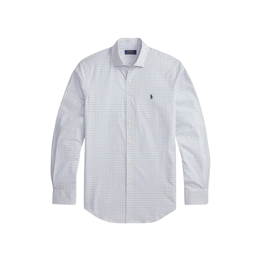 Plaid Poplin Sport Shirt