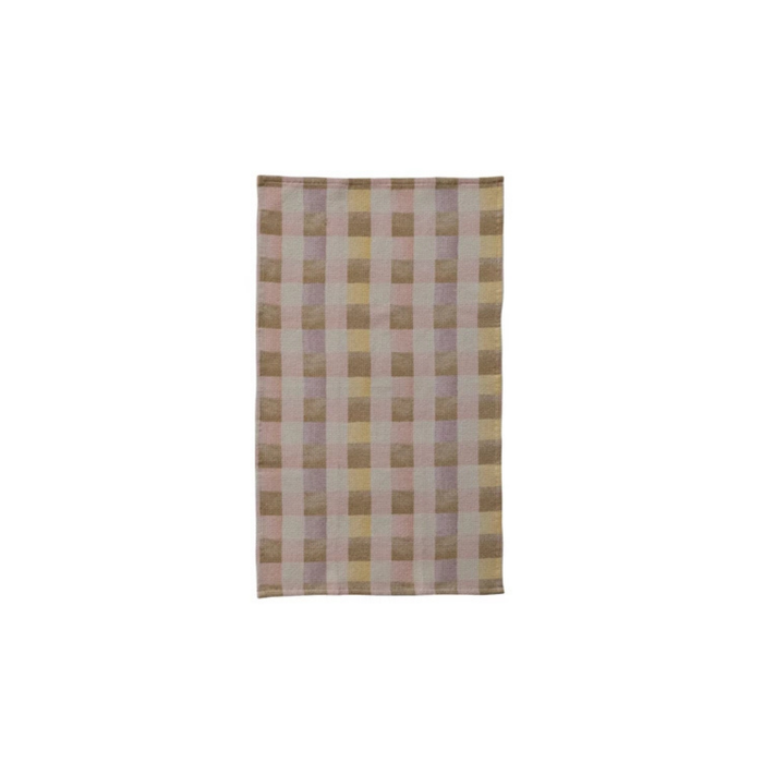 Plaid Waffle Weave Tea Towel - Madison's Niche